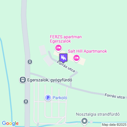 D&A Apartmanház a térképen