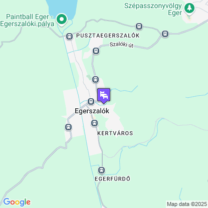 Villa Bérc a térképen