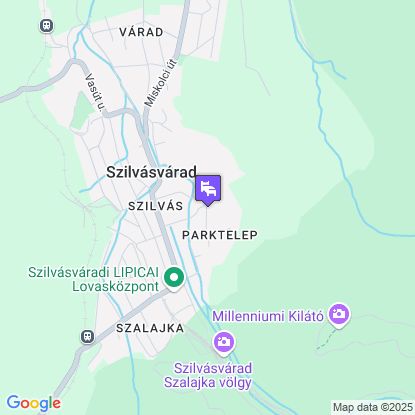 Villa Park Panzió a térképen